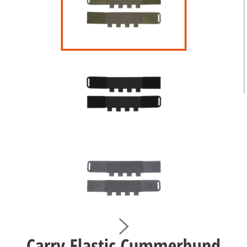 Ferro concepts Elastic Cummerbund Set in Ranger Green